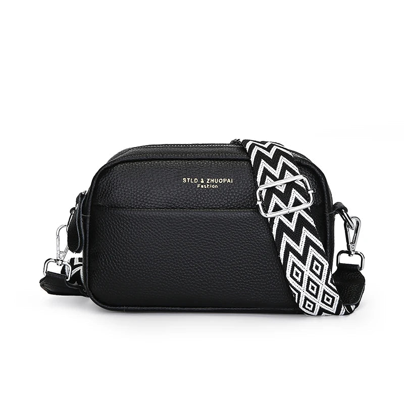 Bolso Bandolera de Cuero Vintage