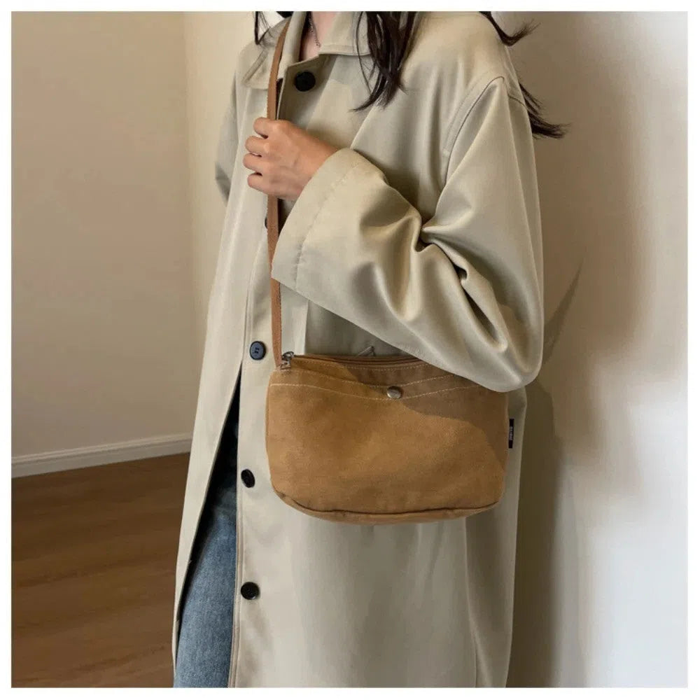 Bolso Bandolera de Lona Vintage