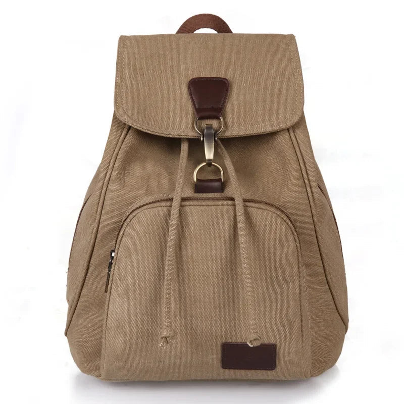 Bolso Mochila Vintage de Lona Colores
