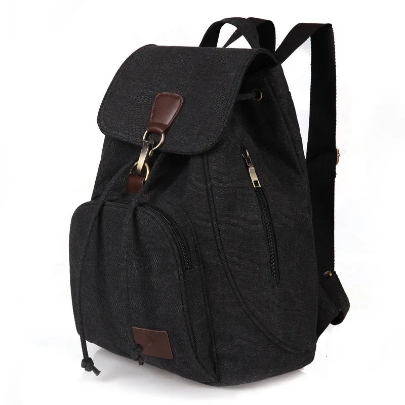 Bolso Mochila Vintage de Lona Colores