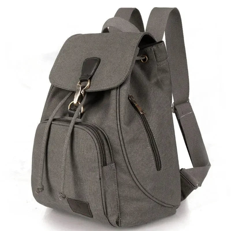Bolso Mochila Vintage de Lona Colores