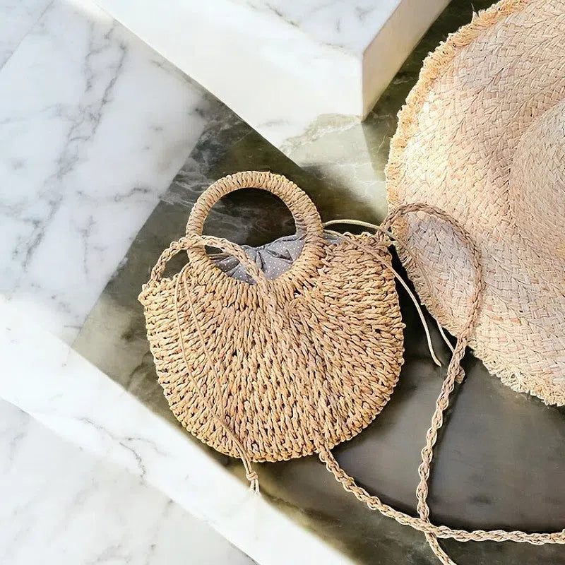 Bolsa Cestas Playa Bolso Capazo Playa Bolso Rafia Bolso