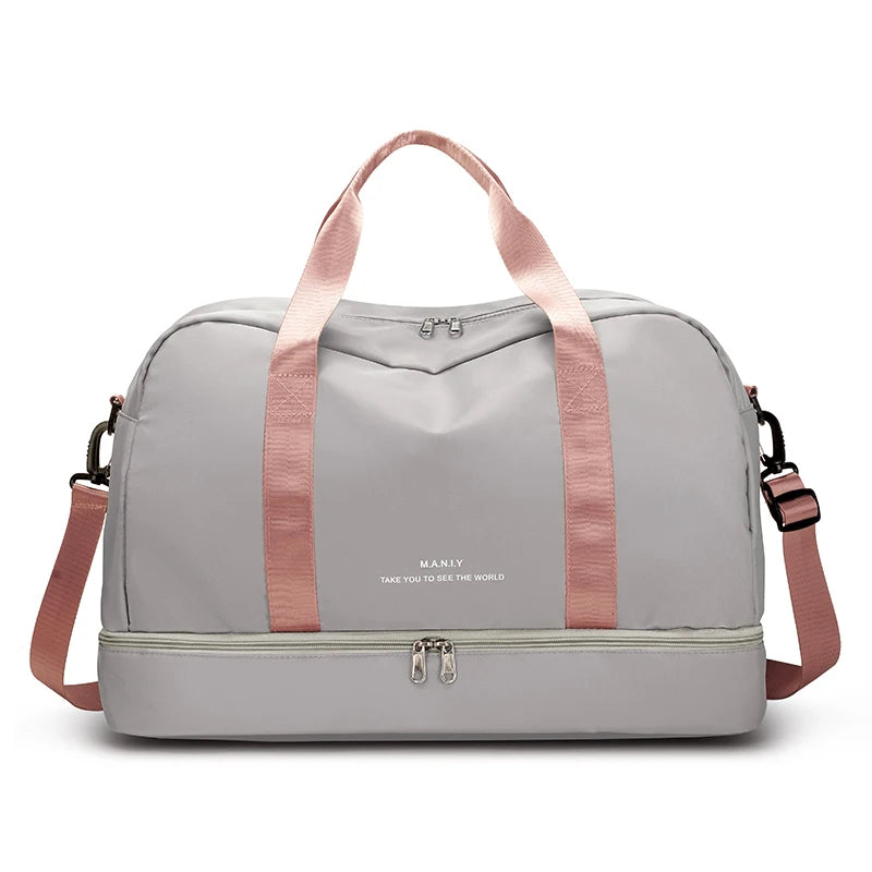 Bolso de Viaje de Nylon para Mujer – Ultraligero y Elegante
