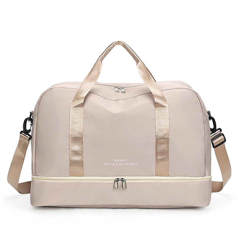 Bolso de Viaje de Nylon para Mujer – Ultraligero y Elegante
